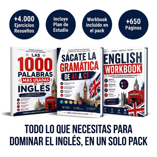 El Pack Completo para Dominar el Inglés (A1–C1)